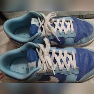 Nike Blue and White Athletic Shoes